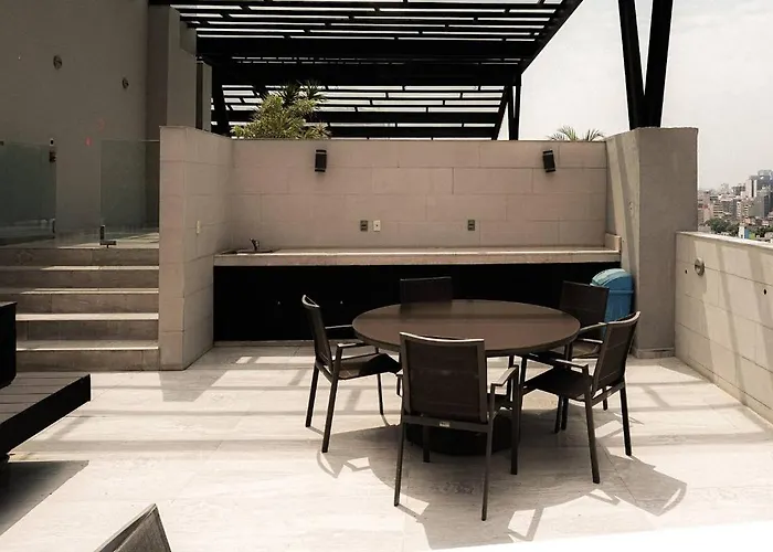 Apartamento Modern 2 Bedroom With Gym & Pool In Roma Norte